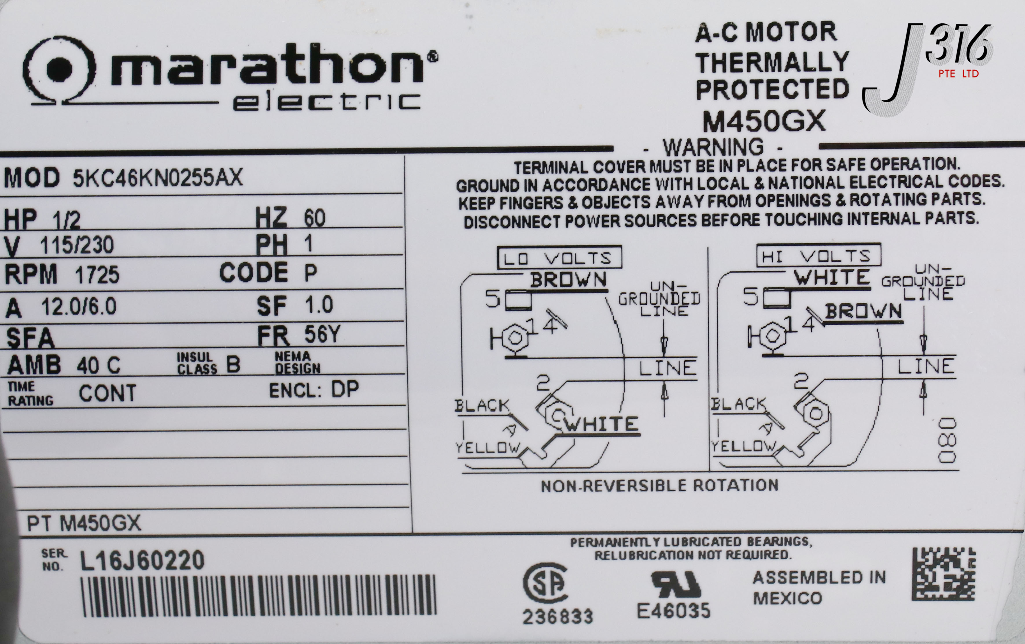 21566 GAST OIL-LESS PISTON VACUUM PUMPS & COMPRESSORS 4LCB-10